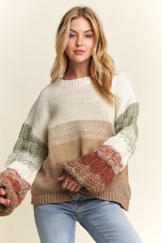 Coffee Ombré Sweater
