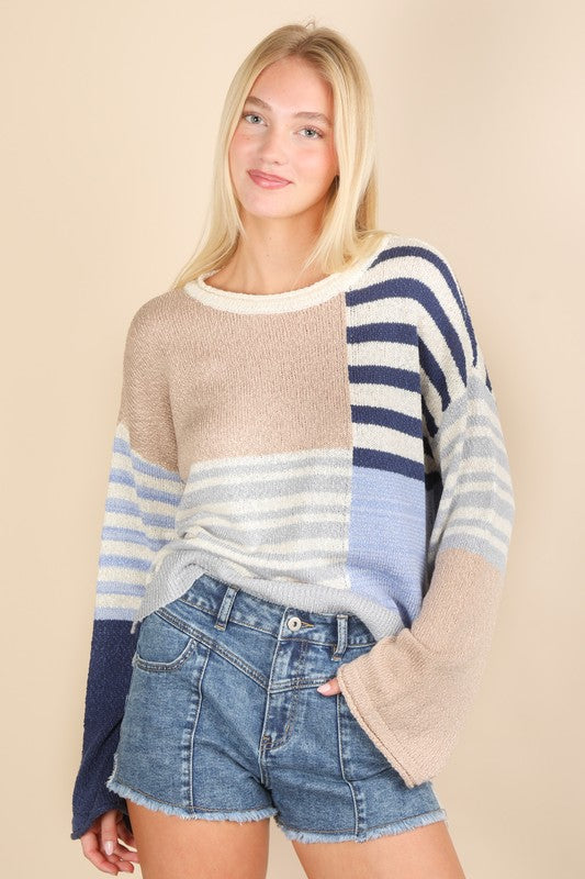 Coastal Breeze Knit Sweater Curve