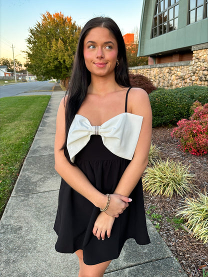 Cabello Bow Tie Dress
