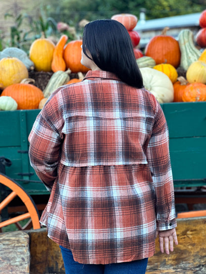 Plaid Fall Flannel Curve